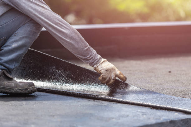 Professional Crawl Space Encapsulation technician working in Waldwick, NJ
